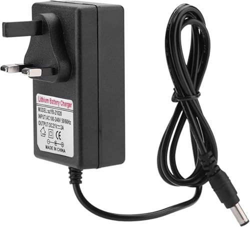 Tomotato Power Adapter, 21V 2A Lithium Charger, Tool Battery (UK) (1)