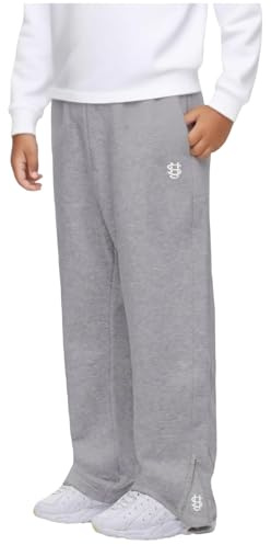 Pantalon de Jogging pour Garçon en Coton Baggy Y2K et Enfants - Pantalon de Survêtement Large Taille Élastique Pantalons Loisirs Pantalons Sport Adolescent