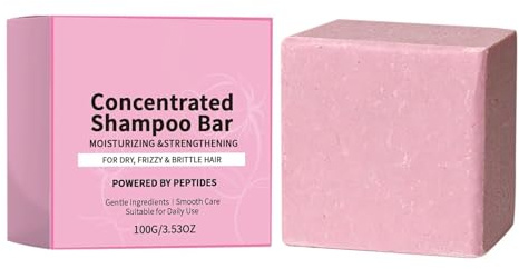 Champú En Barra - 100 gramos Control del Encrespamiento Limpieza Profunda Nutritivo,Pastilla de Jabón Capilar,Apto para Mujeres y Hombres Todo Tipo de Cabello para un Aspecto Saludable y Brillo Natura