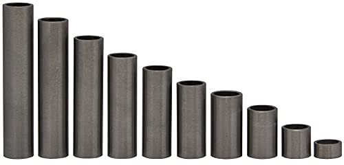 OPIOL QUALITY® Distanzhülsen M7/M8 (Ø Innen: 8 mm; Ø Außen: 10 mm; Länge: 5 mm) aus Edelstahl A2, Rohr geschweißt (4 Stück) Madenschrauben Abstandshülsen Distanzbuchsen Aluhülse Abstandsbuchsen