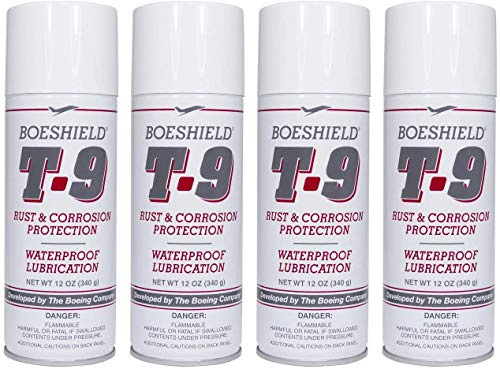 BOESHIELD T-9 Rust & Corrosion Protection/Inhibitor and Waterproof Lubrication, 12 oz. (Fоur Paсk)