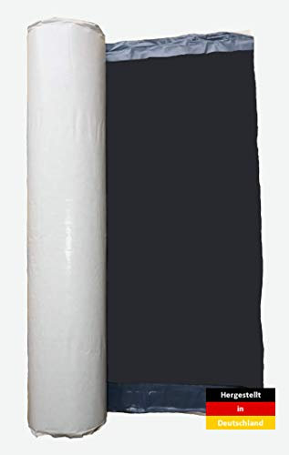 KSK-Dichtfolie-10x1m-Kaltschweissbahn, Bitumendichtbahn Abdichtbahn, Abdichtungvollflaechig-selbstklebend Schwarz