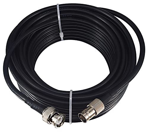 BOOBRIE 10M Cavo coassiale BNC maschio femmina RG58U cavo di estensione BNC maschio a BNC femmina 50 ohms connettore BNC maschio BNC femmina cavo video HD per CCTV Broadcast Video Security Camera