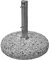 FRANKYSTAR Base per ombrellone da Ø 45 cm/25kg in cemento e ghiaia con portapalo da 30cm con foro regolabile 34-42mm
