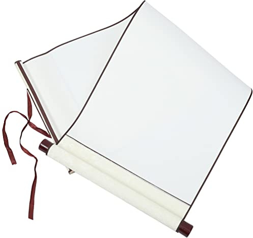 TOYANDONA Schriftrolle Leer Papyrusrolle Zum Beschriften Schriftrollen Papier Chinesische Kalligraphie Schriftrollen Papyrus Rolle Wand Hängend Chinesische Xuan Papierrollen Malerei 40x90cm Weiß