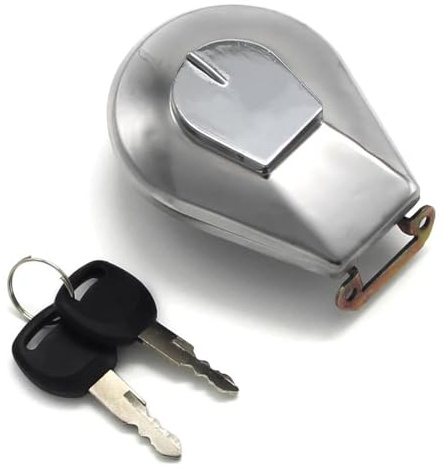 NXLJA Tapón de Gasolina Accesorios De Repuesto para Motocicletas para Honda CB250 Two Fifty para Nighthawk 1991-2005 2006 2007 2008 Llaves De Bloqueo De Tapa De Tanque De Combustible De Motocicleta