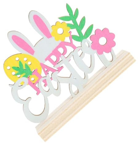 RORPOIR 1pc Ostern Holz Handwerk Wohnkultur Ornamente Wandbild Zimmer Schmuck