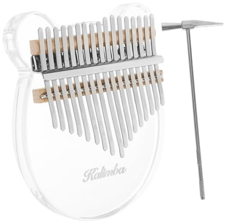 ibasenice Kalimba Tasten Daumenklavier Kleines Musikinstrument Tragbar Fingerklavier Mit Tasten Daumenmusikinstrument Für Unterwegs