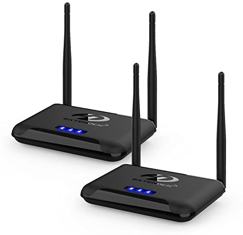 Wireless HDMI Transmitter and Receiver, Binken 657ft/200m Wireless HDMI Extender Kit,1080P HD hdmi ohne Kabel, Streaming Media Video/Audio von Laptop, Kamera, PC zu Monitor, Beamer, HDTV