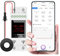 Contatore energia elettrica Tuya Monofase 100A 50/60Hz Su Guida Din Contatore di Energia Intelligente Timer Consumo di Energia Monitor KWh Meter Wattmetro(With leakage protect)