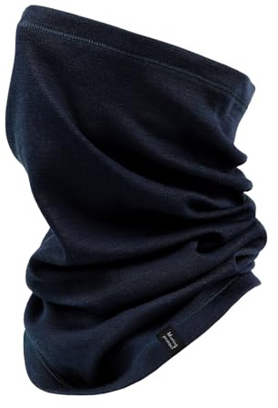 Merino Protect Schlauchschal Merino Wolle 100% Männer Frauen Warm Halstuch Leichtes Halswärmer für Motorrad Wandern Jagd