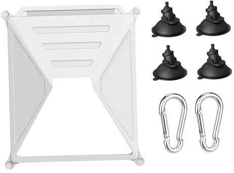 MotiveTech Custodia Protettiva in Silicone per Mini Car Mount Anti Collisione Portatile Anti Bump Mount Cover con Ventosa, Bianco