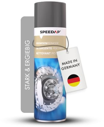 SPEEDAP Bremsenreiniger | Entfernt Öl, Fett, Silikon & Schmutz | Hochdruckspray für Bremsscheiben & Metallteile | Rückstandsfrei & schnell ablüftend | Made in Germany