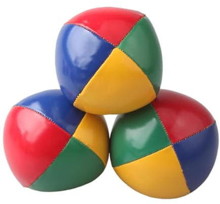 TUXCAXI Set di Palline da giocoliere Professionali, Facile da impugnare e Divertente, per Far Sì Che i Bambini allenino e giochino all'aperto. Acrobazie