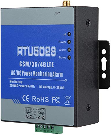 Allarme GSM RTU5028 Monitoraggio dello stato di interruzione di corrente Guasto/Ripristino rete di allarme tramite GSM Supporta il sito di monitoraggio del telecomando wireless Siren Sound(UE)