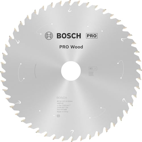 Bosch Accessories Professional Kreissägeblatt Standard for Wood (Holz, 216 x 30 x 1,7 mm, 48 Zähne, Zubehör Akku Kreissäge), 216 mm
