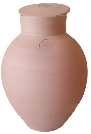 OLLAS LUTTON Garten zum Eingraben 5L | Bewässerungssystem/Olla aus Ton | selbstregulierend | wurzelnahe Bewässerung, Terracotta Bewässerungskugeln