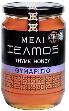 Helmos Miele Greco di Timo 950 g | Profumato e aromatico con il caratteristico gusto del timo greco, ideale per tisane e colazione