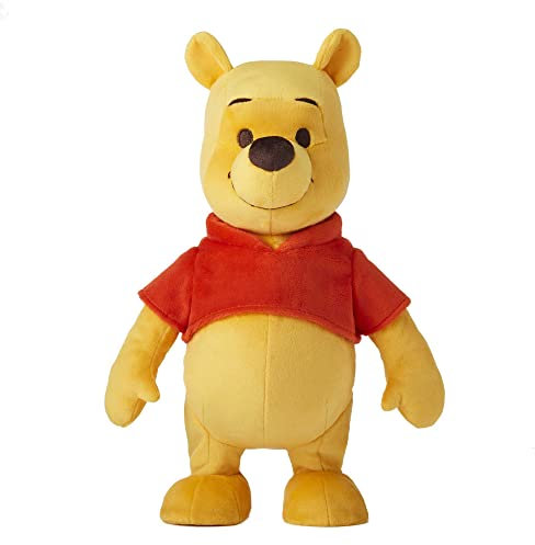 Disney HHL46 - Winnie Puuh, Plüschspielzeug, Puppe (ca. 30,5cm) mit Sing- und Gehfunktion, Geschenk für Kinder ab 3 Jahren