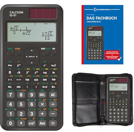 CALCOOM IQ-S1 + 5 Jahre Garantie + Schutztasche + Fachbuch