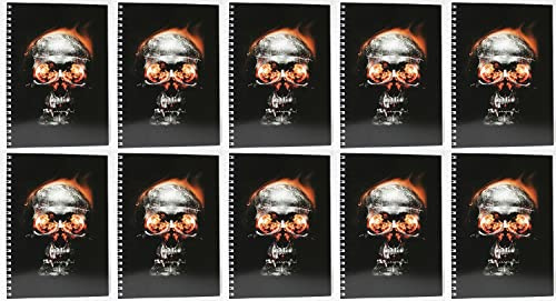 10x Collegeblock Kollegblock A4 dotted punktkariert 80 Blatt 90g/qm Premium Marke ADINA (Totenkopf)