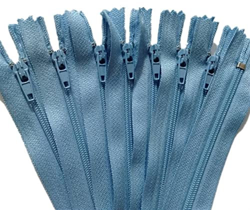 Pilang zxxin-Reißverschluss 20 stücke 3# geschlossene Nylon-Spulen-Reißverschluss, Schneider-Nähprozess 20-Farbe optional #, (3-10 Zoll) 7,5-25 cm, Zubehör Handwerk