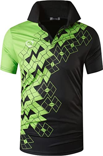 jeansian Jungen Active Sport Short Sleeve Breathable Polo T-Shirt Tee Top LBS739 Black S