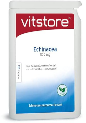 Echinacea 500 mg 120 Kapseln - Trägt zu guten Abwehrkräften bei