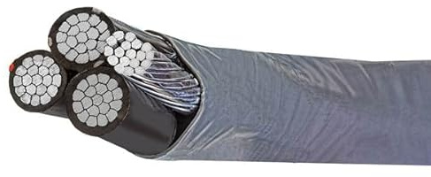 Wirenco 2-2-2-4 SER Aluminum Service Entrance Cable (75FT Cut)