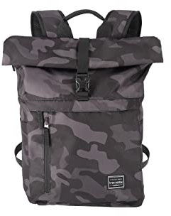 Travelite Handgepäck Rucksack, Laptop Rucksack 15,6 Zoll, BASICS, Reiserucksack Rolltop Funktion, 60 cm, 35 Liter