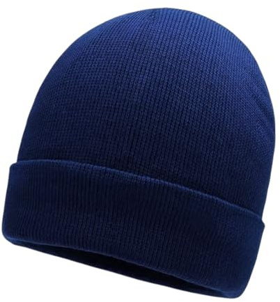 Gadgets Mafia Gorro para hombre y mujer, unisex, gorro de invierno unisex para hombres y mujeres, azul marino, Talla única