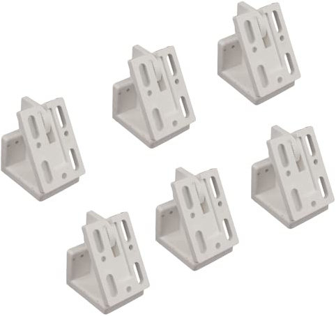 MagicBike Dachschrägenadapter Für Schiebetürenschränke, Ankleidezimmer, Bücherregale. 2 Verstellbare PVC-Winkel von 30° bis 90°