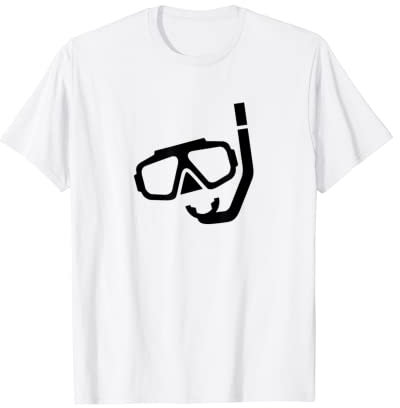 Schnorchelmaske und Schnorchel für Aktivitäten im Freien T-Shirt