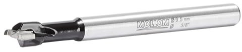 Mollom 3/8 (9,5 mm) MèChe Forstner Pour Travail Du Bois PréCis Avec Carbure Yg8 Durable D'Une éPaisseur De 1,6 Mm, IdéAle Pour Le Bois Dur, Le Plastique, Le Contreplaqué