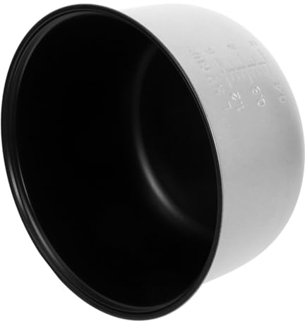 Cuve Intérieure du Cuiseur à Riz 3 L en Alliage D'aluminium Argenté | Accessoire de Remplacement, Antiadhésive, Réutilisable, Transfert Thermique Élevé Style Aléatoire