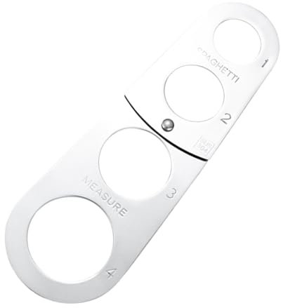 Spaghetti Pasta Measurer Tool - Stainless Steel Noodle Measure Tool | Pasta Measure Cook Tool | Foldable Stainless Steel Pasta Measurer | Precise Spaghetti Pasta Measurer Cooking Tool for Kitchen