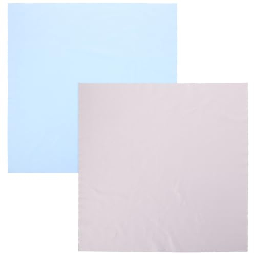 Paño de Limpieza de Gafas 2 Piezas Azul de Tela Reutilizable | Tabletas y Monitores de Ordenador, Protege Lentes, Formato Compacto, Uso Diario