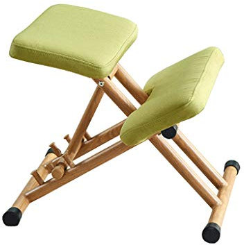 Stuhl mit gekreuzten Beinen, höhenverstellbarer Kniestuhl, ergonomischer Kniestuhl, verstellbarer Hocker für schlechte Rückenschmerzen, Nackenschmerzen und Linderung von Wirbelsäulenverspannungen,