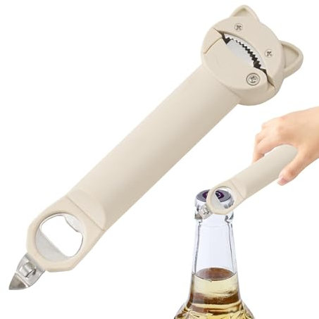 Abridor de cerveza para camarero, abridor de botellas retráctil, Abrebotellas con mango ergonómico, Abrelatas de cerveza, herramienta de cocina que ahorra espacio