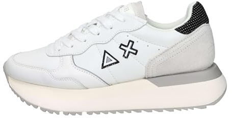 SUN68 Sneaker Running Big Ally Bianco Panna Donna D26SU16 Z45211 Taglia Scarpa: 36