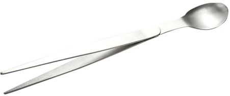Toyvian Cucchiaio Assaggio Chef in Acciaio 304 Resistente e Leggero Pinza e Bacchette Integrate per Cucina Professionale e Casa Utensile Compatto Portatile per Ristoranti