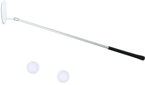 Hohopeti Golf Putter Asta Sezioni Smontabile Leggero e Portatile Accessorio Golf per Principianti e Appassionati per Viaggi e Pratica