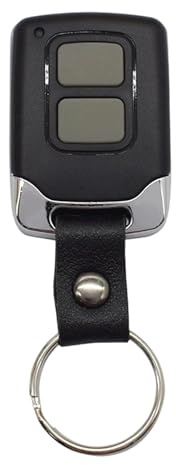 Telecomando per porta del garage, Controller duplicatore wireless a 2 pulsanti, 8,5 x 3,1 x 1,1 cm, duplicatore di telecomando, Apri cancello universale, Trasmettitore portachiavi compatto, Per casa