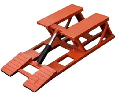 ZYIHNIRB Miniature Garage Lifter, Miniature Garage Decoration, Model Car Accessory, Workshop Simulation Tool, Collection Finish, PP, Suitable for Collectors, Red new