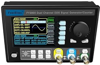 FY3900 - Generador de señal arbitraria de onda sinusoidal de doble canal 5Mhz-30MHz, medidor de frecuencia de pulso multifunción 250MSa/s FY3900-15M