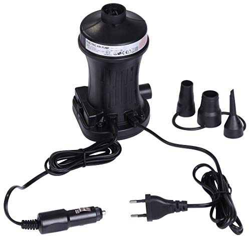 Blueborn Elektro Luftpumpe P130 ACDC elektrische 12V 230V Pumpe 130W Kompressor 250 L/min 0,65 PSI