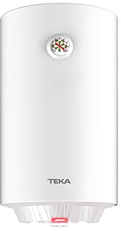 TEKA Termo Eléctrico 50 L, Instalación Vertical, Protección Sobrecalentamiento, Indicador LED, Modelo EWH 50 C
