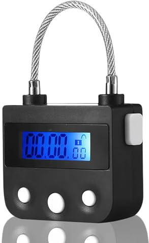 Zeitschloss Erotik MEOBOND Germany elektronisches Zeitschloss für Self Bondage, BDSM & Keuschheitsgürtel Bondage Zeitschloss für Verpackungseinheit 16er Pack