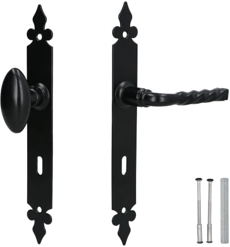 KOTARBAU® Türdrücker Türklinke-Türknauf Drückergarnitur für Türen Tore Schild 72 mm BB
