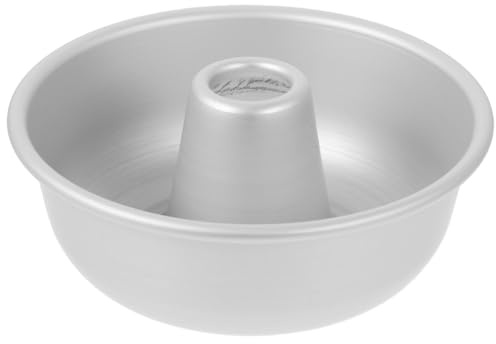 Hemoton Angel Food Cake Pan Non- Stick Chiffon Tube Pan Donut Mold Doughnut Cake Mold Baking Tins Biscuit Bagels Muffins 130X55mm